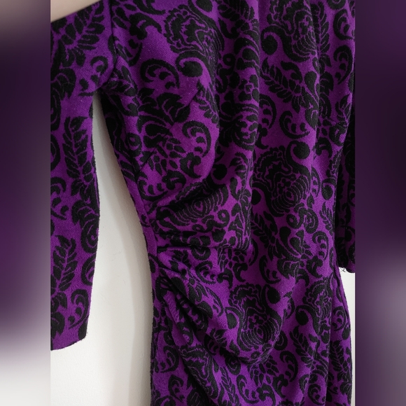 AVAILABLE IN BUNDLE! / Le Château, purple and black chic dress, size small. - Picture 8 of 12